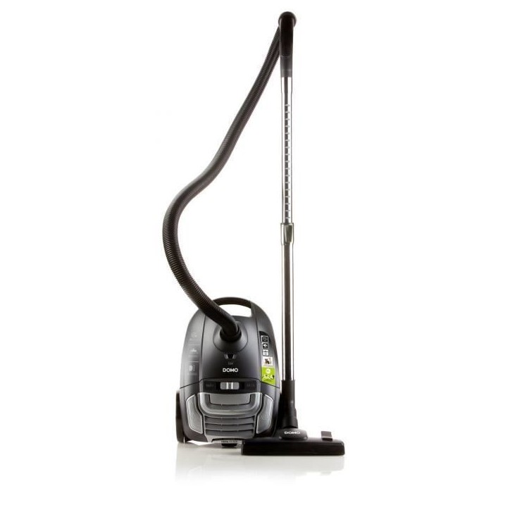 DOMO DO7285S Aspirateur traîneau avec sac - 700W - 69 dB - A - Gris DOMO DO7285S Aspirateur traîneau avec sac - 700W - 69 dB - A - Gris