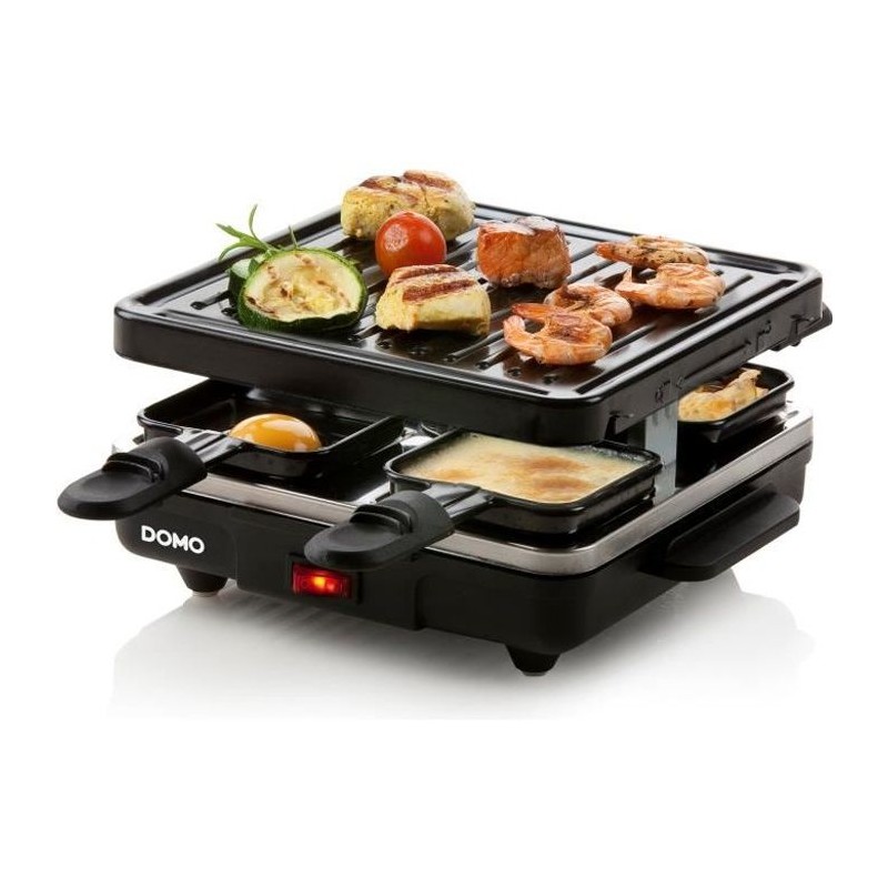 Appareil a raclette DOMO - DO9147G - Jusqu'a 4 personnes - Revetement Appareil a raclette DOMO - DO9147G - Jusqu'a 4 personnes - Revetement