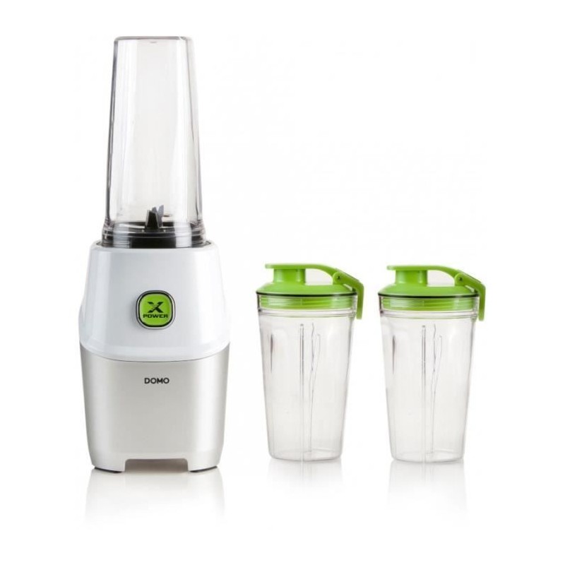 Blender DOMO Xpower - DO700BL - 1000 W - 3 bouteilles (700 ml et 2 bou Blender DOMO Xpower - DO700BL - 1000 W - 3 bouteilles (700 ml et 2 bou