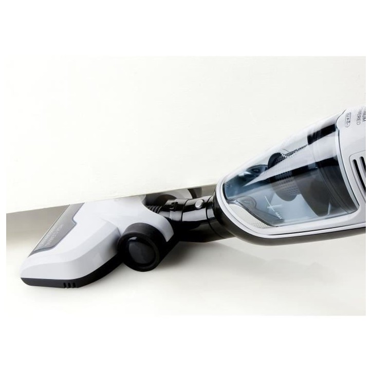 DOMO DO217SV - Aspirateur balai maniable 2-en-1 - 2 vitesses - Systeme cyclonique - Autonomie 40min - Réservoir poussiere 0,5L DOMO DO217SV - Aspirateur balai maniable 2-en-1 - 2 vitesses - Systeme cyclonique - Autonomie 40min - Réservoir poussiere 0,5L