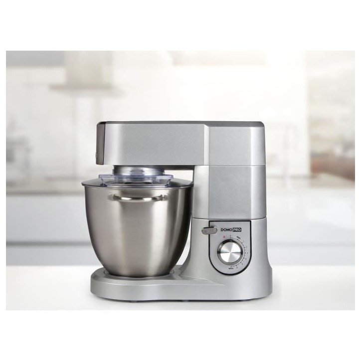 Robot de Cuisine Pro - DOMO - DO9079KR-PROMO - 1500 W - 6,7 L - Vitesse variable + Pulse - Gris Robot de Cuisine Pro - DOMO - DO9079KR-PROMO - 1500 W - 6,7 L - Vitesse variable + Pulse - Gris