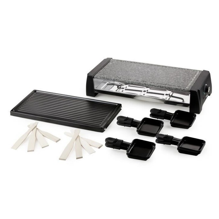 DOMO DO9189G Appareil a raclette 8 personnes - Noir DOMO DO9189G Appareil a raclette 8 personnes - Noir