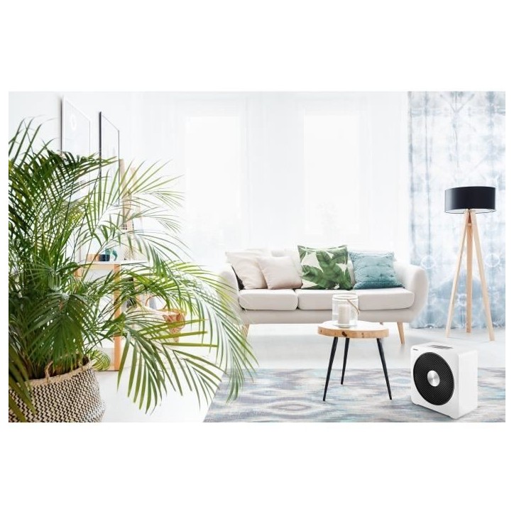 Chauffage céramique - 2500 W - DOMO - DO7344H - 34,8 x 18,3 x 35,2 cm - Blanc Chauffage céramique - 2500 W - DOMO - DO7344H - 34,8 x 18,3 x 35,2 cm - Blanc