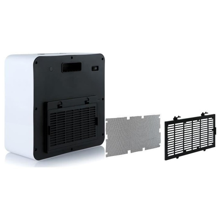 Chauffage céramique - 2500 W - DOMO - DO7344H - 34,8 x 18,3 x 35,2 cm - Blanc Chauffage céramique - 2500 W - DOMO - DO7344H - 34,8 x 18,3 x 35,2 cm - Blanc