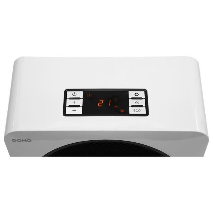 Chauffage céramique - 2500 W - DOMO - DO7344H - 34,8 x 18,3 x 35,2 cm - Blanc Chauffage céramique - 2500 W - DOMO - DO7344H - 34,8 x 18,3 x 35,2 cm - Blanc