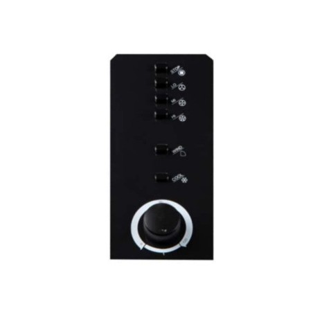 DOMO Refroidisseur d'air 67 cm 70 W Noir et blanc