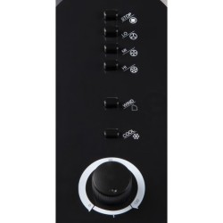 DOMO Refroidisseur d'air 67 cm 70 W Noir et blanc