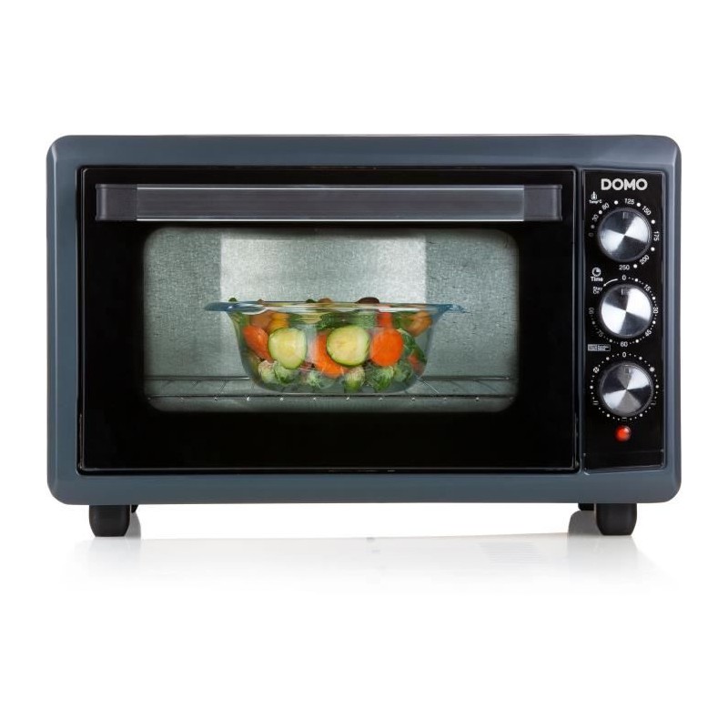 Mini four a convection - DOMO DO518GO - 38 L - Noir - 1300 W - Minuteu Mini four a convection - DOMO DO518GO - 38 L - Noir - 1300 W - Minuteu