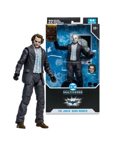 Figurine - DC Multiverse - The Joker Bank Robber - Articulée - Hyper réaliste