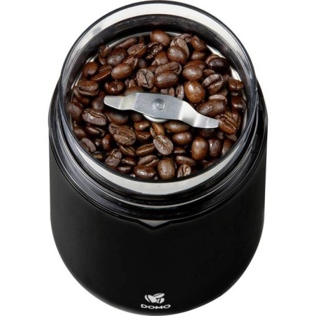Moulin a café électrique - DOMO - DO712K - 150 W - Capacité : 70 g - Mécanisme broyeur a meules