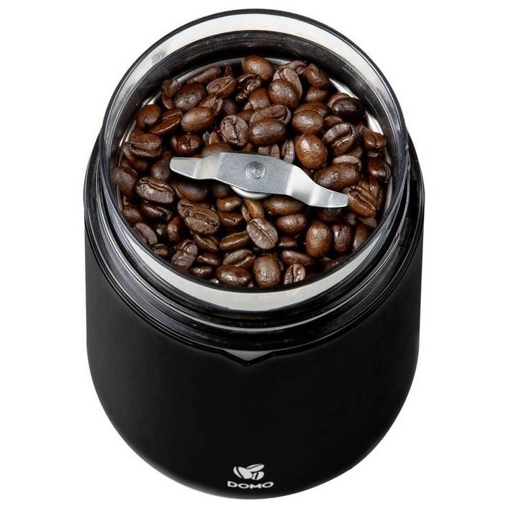 Moulin a café électrique - DOMO - DO712K - 150 W - Capacité : 70 g - Mécanisme broyeur a meules Moulin a café électrique - DOMO - DO712K - 150 W - Capacité : 70 g - Mécanisme broyeur a meules