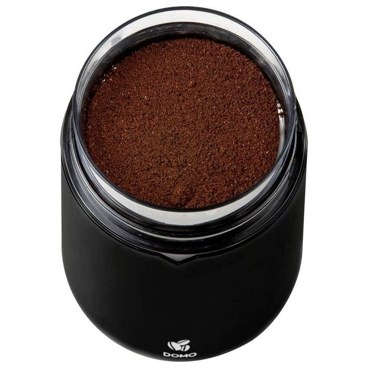 Moulin a café électrique - DOMO - DO712K - 150 W - Capacité : 70 g - Mécanisme broyeur a meules Moulin a café électrique - DOMO - DO712K - 150 W - Capacité : 70 g - Mécanisme broyeur a meules