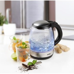 Bouilloire en verre - DOMO - DO9218WK - 2200 W - 1,2 L - Base 360° -