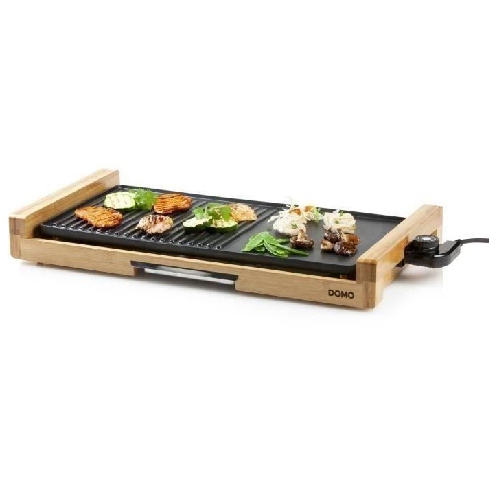 DOMO - Plancha Bamboo 60cm - DO8311TP - 2200W DOMO - Plancha Bamboo 60cm - DO8311TP - 2200W