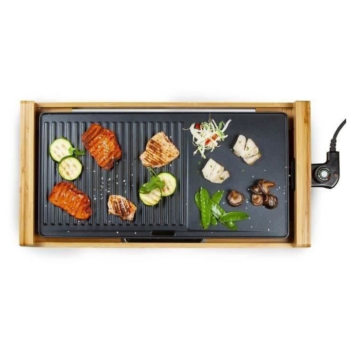 DOMO - Plancha Bamboo 60cm - DO8311TP - 2200W DOMO - Plancha Bamboo 60cm - DO8311TP - 2200W