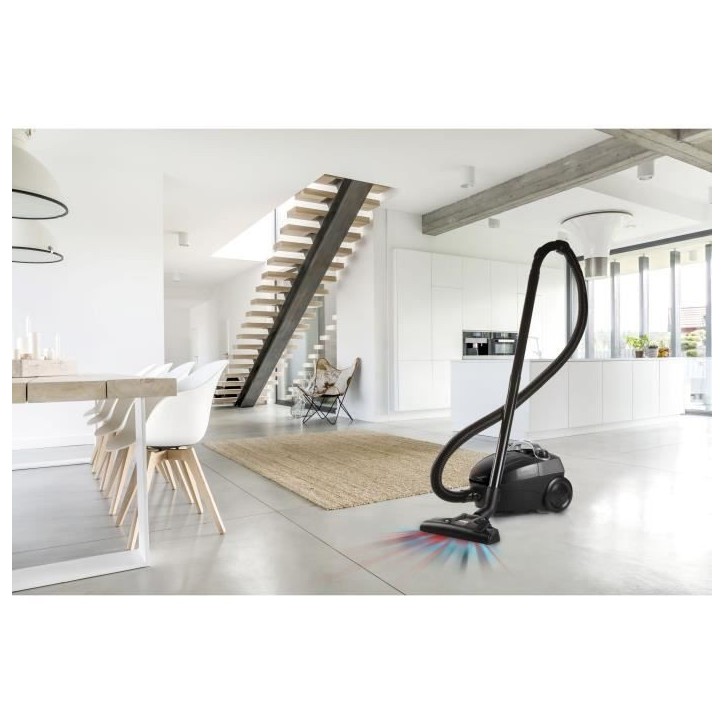 DOMO DO1033S - Aspirateur compact avec sac 450W - Filtre HEPA10. Rayon d'action 7m .Capacité de sac de 1,5L.Flexible plastique DOMO DO1033S - Aspirateur compact avec sac 450W - Filtre HEPA10. Rayon d'action 7m .Capacité de sac de 1,5L.Flexible plastique
