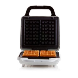 DOMO DO9222W - Gaufrier - 900W - 4x7 cm - Revetement anti-adhésif - T