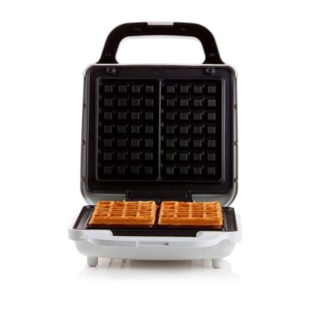 DOMO DO9222W - Gaufrier - 900W - 4x7 cm - Revetement anti-adhésif - T