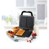 DOMO DO9222W - Gaufrier - 900W - 4x7 cm - Revetement anti-adhésif - T