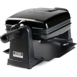DOMO Gaufrier rotatif - DO9224W - Rotatif a 180° - Revetement anti-ad