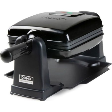 DOMO Gaufrier rotatif - DO9224W - Rotatif a 180° - Revetement anti-ad