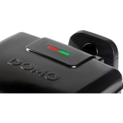 DOMO Gaufrier rotatif - DO9224W - Rotatif a 180° - Revetement anti-ad