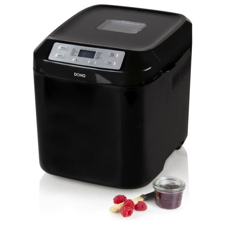 Machine a pain automatique - DOMO - B3974 - 550 W - 12 programmes - Ecran LCD Machine a pain automatique - DOMO - B3974 - 550 W - 12 programmes - Ecran LCD
