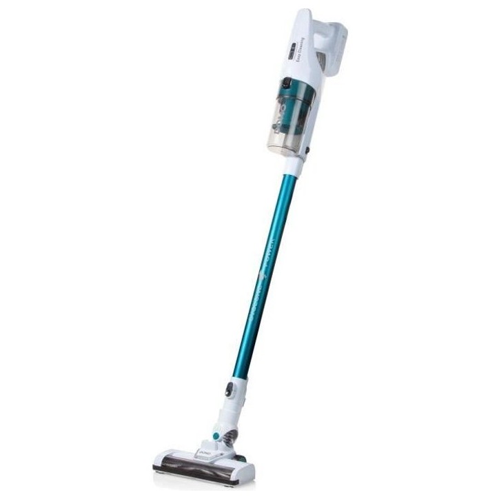 DOMO DO233SV - Aspirateur balai sans fil 2-en-1 - 2 vitesses - Systeme cyclonique - Autonomie 20min - Réservoir poussiere 0,6L DOMO DO233SV - Aspirateur balai sans fil 2-en-1 - 2 vitesses - Systeme cyclonique - Autonomie 20min - Réservoir poussiere 0,6L