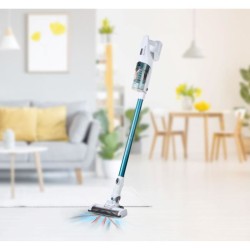 DOMO DO233SV - Aspirateur balai sans fil 2-en-1 - 2 vitesses - Systeme