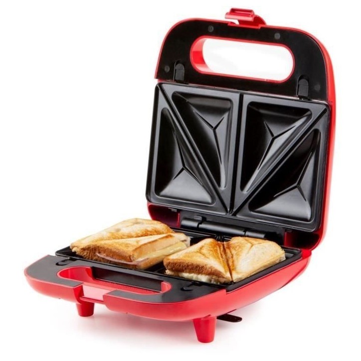 DOMO - DO9242W - Appareil a croque monsieur - 5 en 1 - 5 jeux de plaques anti-adhésives interchangeables - 750W DOMO - DO9242W - Appareil a croque monsieur - 5 en 1 - 5 jeux de plaques anti-adhésives interchangeables - 750W