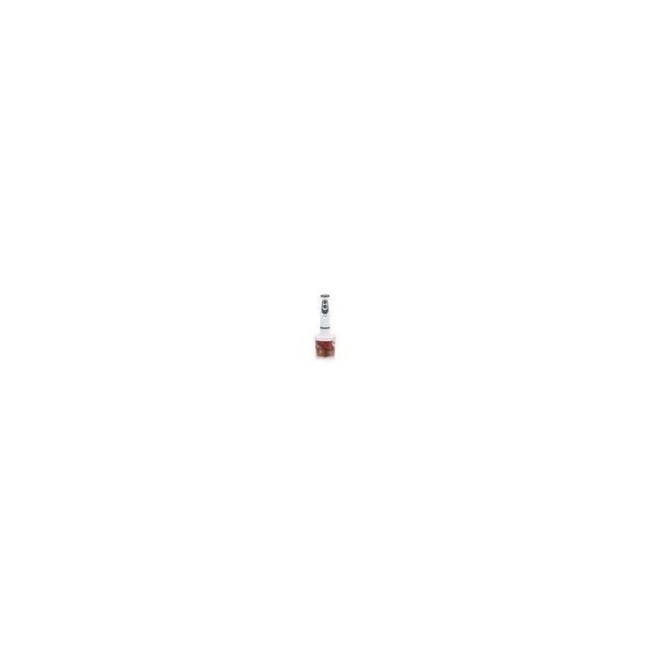 Ensemble Mixeur - DOMO - DO1089M - 600 W - Vitesse variable + Turbo - Mixeur plongeur, fouet, hachoir, verre gradué - Blanc