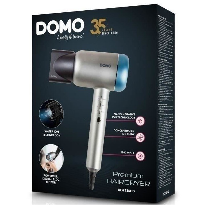 Seche-cheveux - DOMO - DO2135HD - 1800W Seche-cheveux - DOMO - DO2135HD - 1800W