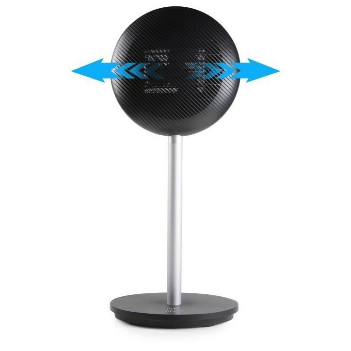 Chauffage céramique turbo sur pied - 2000 W - DOMO - DO7349H - 34 x 28 x 81 cm - Noir Chauffage céramique turbo sur pied - 2000 W - DOMO - DO7349H - 34 x 28 x 81 cm - Noir