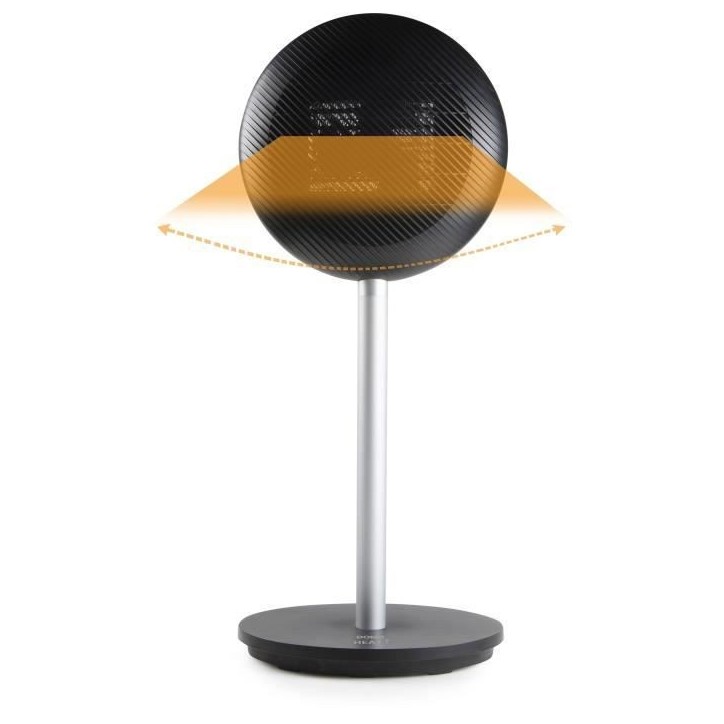 Chauffage céramique turbo sur pied - 2000 W - DOMO - DO7349H - 34 x 28 x 81 cm - Noir Chauffage céramique turbo sur pied - 2000 W - DOMO - DO7349H - 34 x 28 x 81 cm - Noir