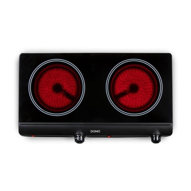 Plaque de cuisson - DOMO - 2 feux - 50,2 x 29,4 x 6,7 cm - DO339KP Plaque de cuisson - DOMO - 2 feux - 50,2 x 29,4 x 6,7 cm - DO339KP