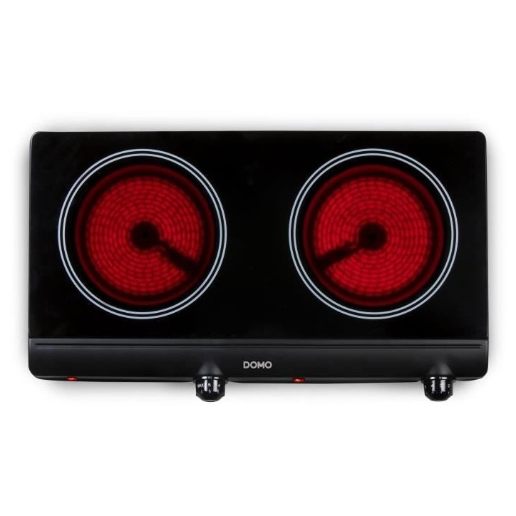 Plaque de cuisson - DOMO - 2 feux - 50,2 x 29,4 x 6,7 cm - DO339KP Plaque de cuisson - DOMO - 2 feux - 50,2 x 29,4 x 6,7 cm - DO339KP