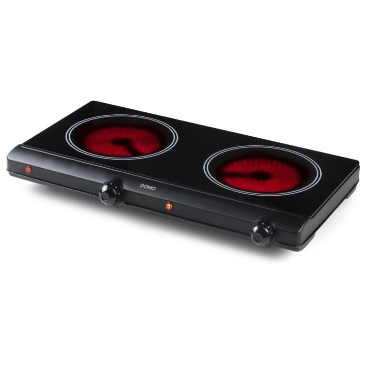 Plaque de cuisson - DOMO - 2 feux - 50,2 x 29,4 x 6,7 cm - DO339KP Plaque de cuisson - DOMO - 2 feux - 50,2 x 29,4 x 6,7 cm - DO339KP