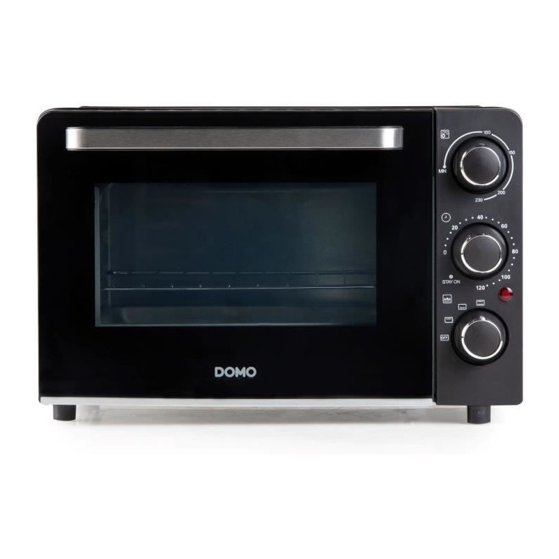 Mini four électrique DOMO DO807GO - 20 L - noir - chaleur haut et bas Mini four électrique DOMO DO807GO - 20 L - noir - chaleur haut et bas