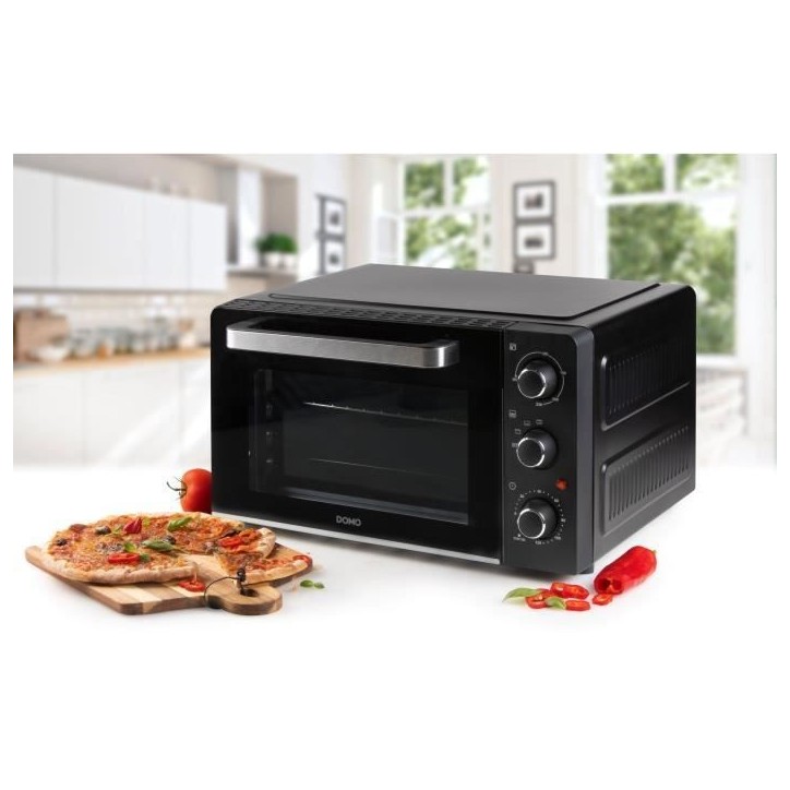 Mini four bake and snack DOMO DO1107GO - 28 L - noir - 1500watt - Mini four bake and snack DOMO DO1107GO - 28 L - noir - 1500watt -