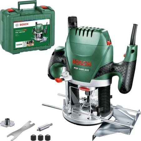Défonceuse Bosch - POF 1400 ACE (1400W, livrée avec set d'accessoire