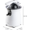 Presse agrumes avec levier - DOMO - DO9269J - 160 W - 460 ml - Blanc