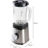 Blender - DOMO - DO740BL - High speed - 1400 W - 1,75 L - Gris