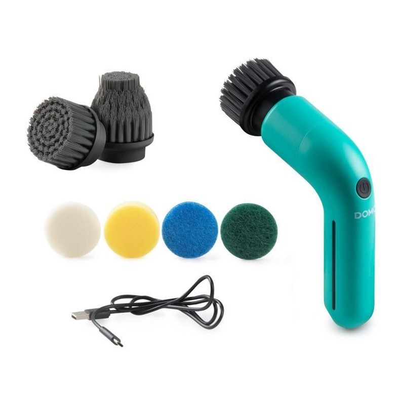 Brosse de nettoyage rotative sans fil - DOMO - DO248SB - 3,7 V - 60 mi Brosse de nettoyage rotative sans fil - DOMO - DO248SB - 3,7 V - 60 mi