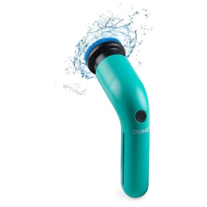 Brosse de nettoyage rotative sans fil - DOMO - DO248SB - 3,7 V - 60 min - 2 vitesses - Bleu Brosse de nettoyage rotative sans fil - DOMO - DO248SB - 3,7 V - 60 min - 2 vitesses - Bleu