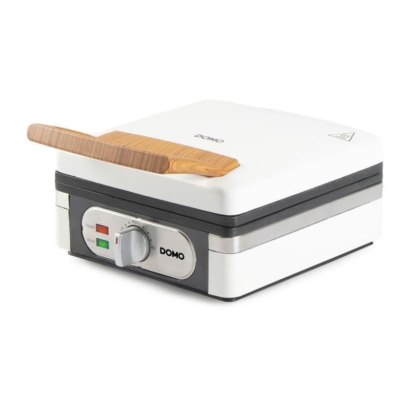 Gaufrier - DOMO - DO9274W - 1400 W - 2 gaufres XL - Blanc Gaufrier - DOMO - DO9274W - 1400 W - 2 gaufres XL - Blanc