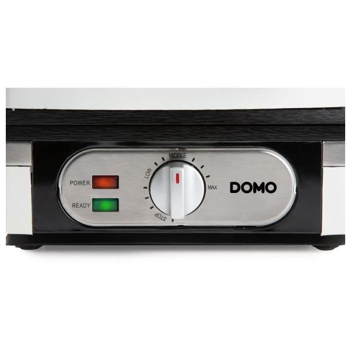 Gaufrier - DOMO - DO9274W - 1400 W - 2 gaufres XL - Blanc