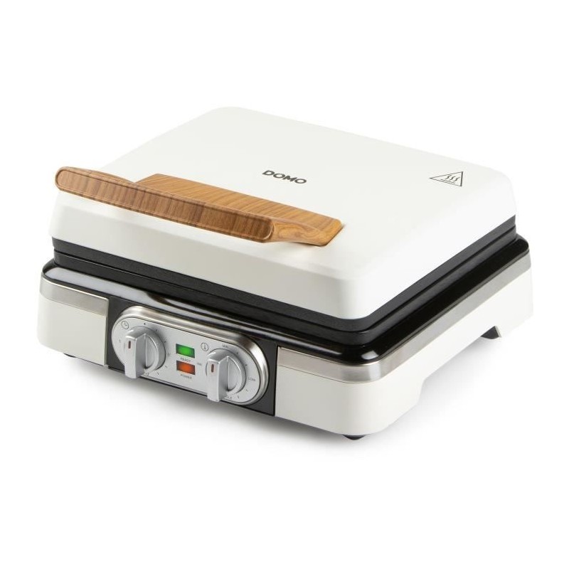Gaufrier - DOMO - DO9280W - 1520 W - 2 gaufres XL - Blanc Gaufrier - DOMO - DO9280W - 1520 W - 2 gaufres XL - Blanc