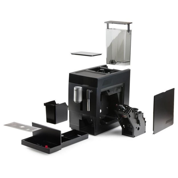 Machine a expresso automatique avec broyeur - DOMO - DO1150K - 1350 W - 19 bar - 125 g café - Noir Machine a expresso automatique avec broyeur - DOMO - DO1150K - 1350 W - 19 bar - 125 g café - Noir