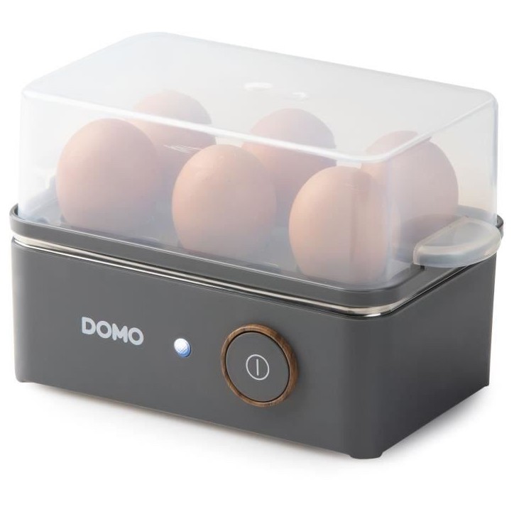 Cuiseur a oeufs - DOMO - DO9283EK - 400 W - 6 oeufs - Gris Cuiseur a oeufs - DOMO - DO9283EK - 400 W - 6 oeufs - Gris