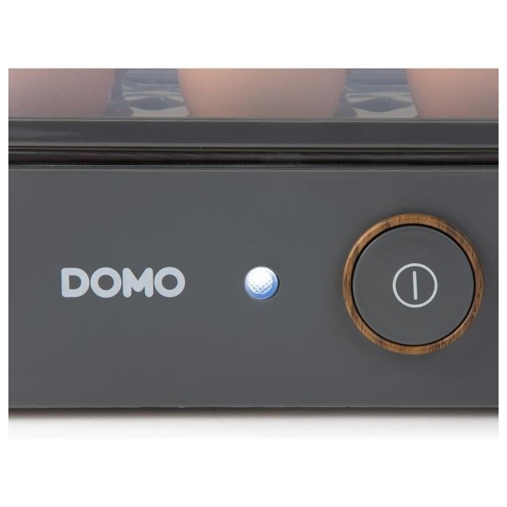 Cuiseur a oeufs - DOMO - DO9283EK - 400 W - 6 oeufs - Gris Cuiseur a oeufs - DOMO - DO9283EK - 400 W - 6 oeufs - Gris
